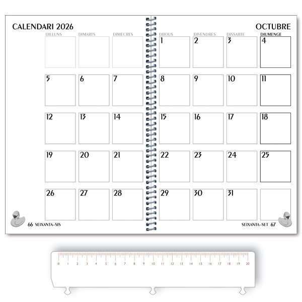 La meua priemra agenda 2026-2027 (interior)